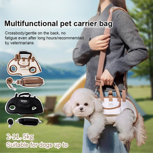 Pet Carrier Multi Carrying Outdoor Portable Pet Backpack Dog Bag Breathable Pet Carrier Portable And Breathable Pet Cat Bag Traction Backpack Can Be Carried By Hand Or Cross-Body Carry