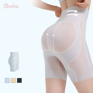 『Brelira』High Waist Shapewear Shorts Tummy Control Butt Lift Body Shaper Cooling Breathable 360° Body Sculpting Pants