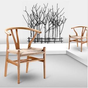 CSC 011 Retro/Loft Solid Wood Dining Chair-Natural wood color