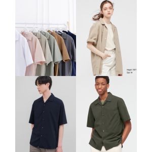 Kemeja Pria Polos Premium Lengan Pendek Best Seller Populer Cassual