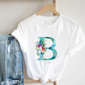 Áo thun in chữ cái theo yêu cầu áo thun in tên nam nữ chất cotton mịn mát