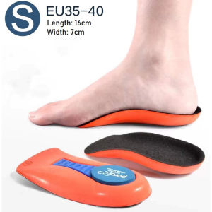 Heel Cup Pain Relief Plantar Fasciitis Arch Support Foot Pad Cushion Stabilizer Shock Absorption Half Insole