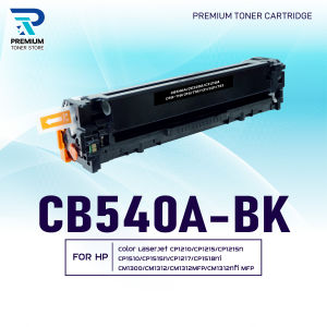 หมึกเทียบเท่า CB540A/CB541A/CB542A/CB543A/CB540/540A/540 (125A) HP Color LaserJet CP1210/CP1215/CP1215n/CP1510