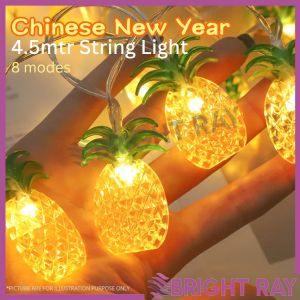 20L Pineapple String Light Waterproof String Light CNY Decoration Chasing Light Chinese New Year Red Lantern Lampu CNY
