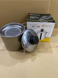 Bình Ca Inox Lọc Dầu Ăn -Lọc Dầu Ăn Xả Bỏ Dầu Ăn Hũ Chứa Đựng Dầu Mỡ Lọc Cặn Dầu Cặn