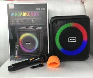 BRODU Portable bluetooth speaker BTS-1935 With wireless microphone