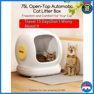🇸🇬 [In Stock]Air radish Automatic Cat Litter Box APP WiFi Remote Control Toilet Cat Dog Pet English App Smart Cleaning Toilet