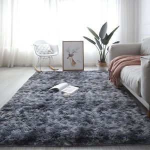 Bedroom Livingroom Carpet Gradient Tie-dyed Fur Carpet Fur Fluffy Rugs Super Plush Soft Rug Carpet