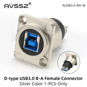 AVSSZ USB 3.0 2.0 Adapter A to B B to A Male Female Converter Connector Two-way Solderless Socket for Computer Camera Car MP3