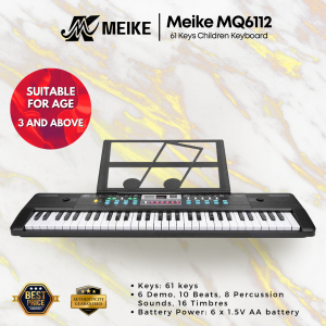 61 Keys Children Electronic Keyboard - (Meike / MQ6112 / MQ-6112 / MQ 6112)