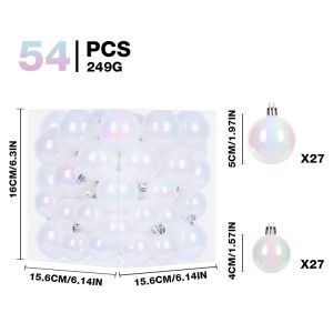 ≮927≯ Cross-Border Halloween decorations haunted house party ornaments and hanging decorations 54 Transparent iridescent ball witchs cauldron decoration