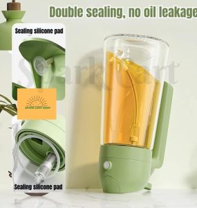 SPARK CART SHOP 2 in 1 Oil Sprayer for Cooking Kitchen Oil Dispenser Bottle