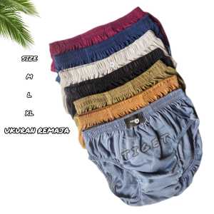 4 PCS Celana Dalam Pria Cowok RSMAN Karet Kerut Size Remaja SMP SMA  M L XL