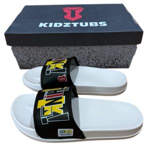 Sandal Anak Laki Laki Karet Slipper Slide Selop Slipon Jepit Karakter Warna Hitam Usia 6-10 Tahun-KIDZTUBS1706100224