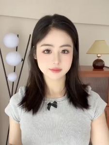 【Ship in 24H】现货速发/Spot quick delivery挑染八字刘海假发女片头顶补发自然无痕彩色颅顶蓬松仿真发假刘海Top touch up of the opening credits for women with dyed bangs and wigs