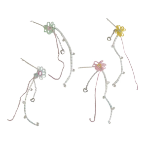 กิ๊บติดผมพู่ผมอัลลอยพู่ห้อยกิ๊บติดผมดอกไม้สุดหรูสำหรับงานแต่งงานของขวัญแต่งงาน