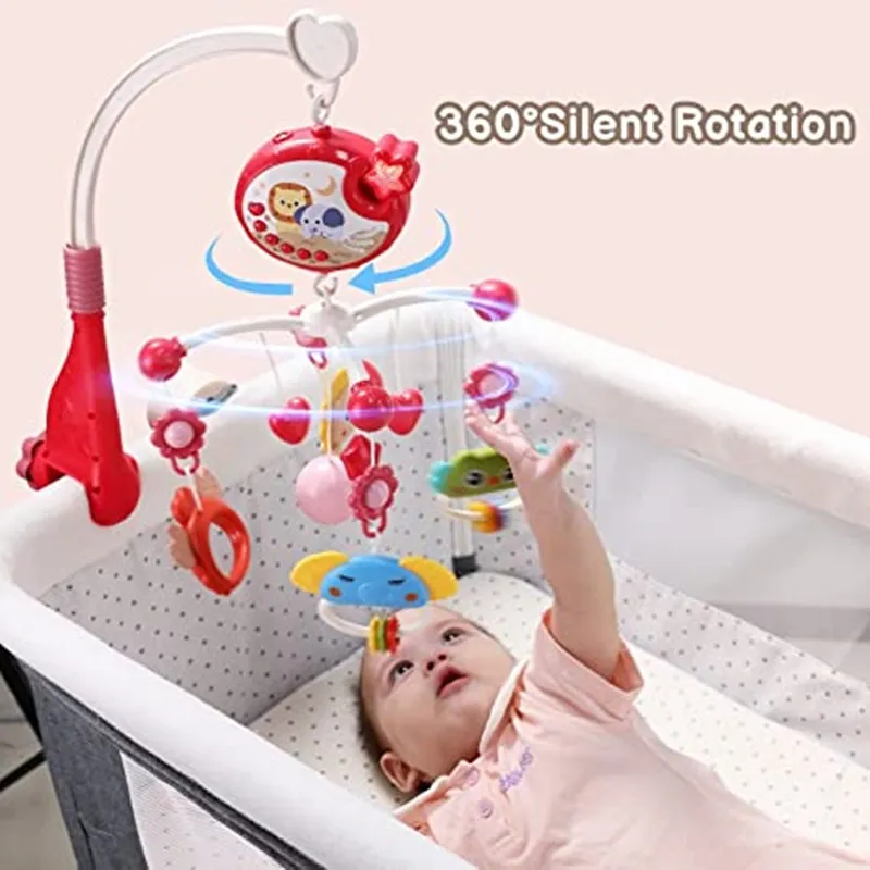 Baby bed with hanging toys hotsell