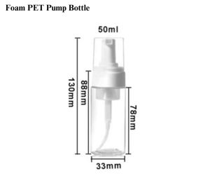 Foam Mousse PET Pump Bottle Cleanser Shampoo