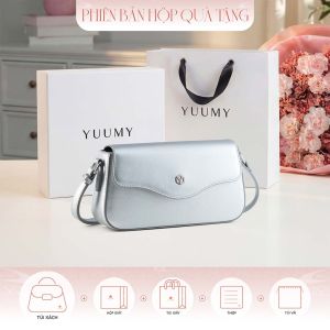 Bộ hộp quà YUUMY (Túi đeo chéo nữ YUUMY YN344 + Hộp quà YHQ3T + Túi giấy YTG3T + Túi rút BVR3838 + Thiệp cảm ơn YBT1)