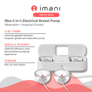 imani iBox 2-in-1 Electrical Breast Pump (Wearable + Hospital Grade)