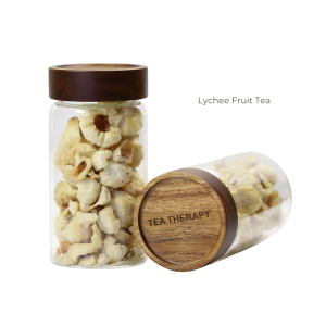 Tea Therapy Singapore - Lychee Fruit Tea - Cholesterol/Saturated Fat Free Drink in Glass Jar