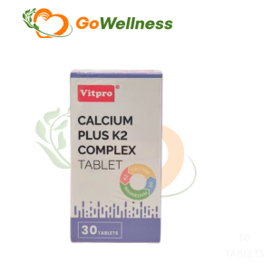 Vitpro Calcium Plus K2 Complex Tab 1339mg x 30s 90s | Bone Build Up & Good For Osteoporosis