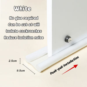 95cm Flexible Ultra thin Door Bottom Seal Door Seam Soundproof Strip Mute Water Retaining windproof Insect Proof