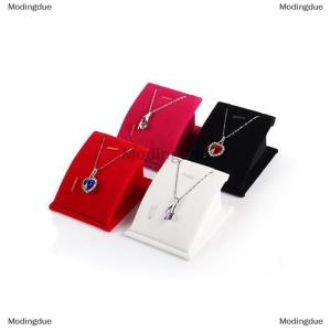 [COD] Modingdue Jewelry Stand Holder for Counter Show Props Pendants Necklaces Chains Gifts Organizer Velvet Mini Potable Display Rack