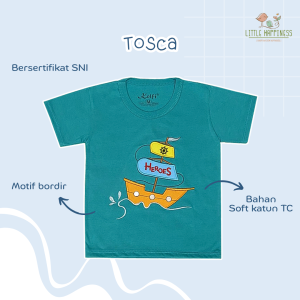 BAJU KAOS BAYI & ANAK SIZE 1-8 TAHUN "BORDIR HEROES EDITION" / BAJU ANAK LAKI LAKI KELFI