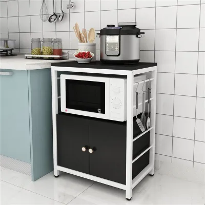 Kitchen Shelf Cabinet Kitchen Trolley Island Island Counter Table Portable Kitchen Table For Kitchen Kitchen island table Movable Kitchen Storage Rack Island Multi-Layer Storage Multifunctional Simple and Elegant 17 dian