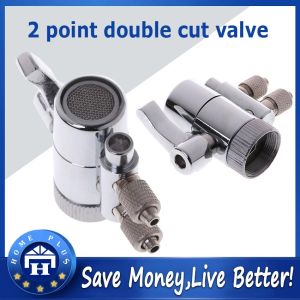 【Local delivery】 1Pc Switch Faucet Adapter Kitchen Sink Splitter Diverter Valve Water Tap Connector for Kitchen Accessories Dual-Diverter-Valve