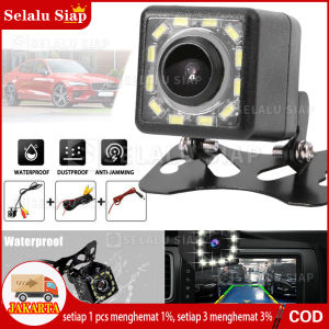 (dalam stok dikirim dari jakarta)Camera Mundur Kamera Mundur 12LED Universal Parkir Mobil Dengan LED Car Rear View Camera(Kabel video 6m + kabel daya 1m)