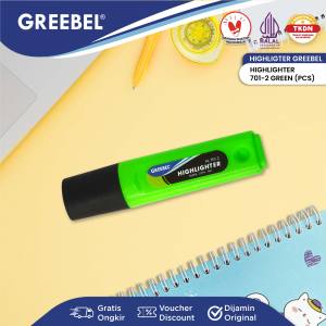 GREEBEL HIGHLIGHTER HL-701 COLORS ORIGINAL /Stabilo warna warni/Penanda catatan