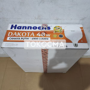 Lampu LED Bohlam Dakota 48w 48watt Hannochs Cahaya Putih 1 DUS 20Pcs