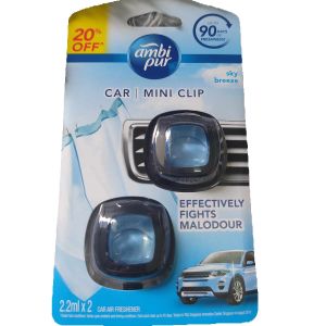 แพคสุดคุ้มAmbiPur Car Mini Series Air Freshener แอมบิเพอร์คาร์มินิ น้ำหอมปรับอากาศ 2.2ml