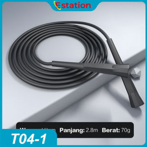 Estation - Lompat Tali PVC Skipping Rope loncat Tali 2.8m Loncat Tali Alat Olahraga