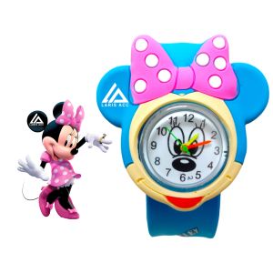 Jam Tangan Anak Minnie Mouse Cepluk Karakter Perempuan Model Terbaru