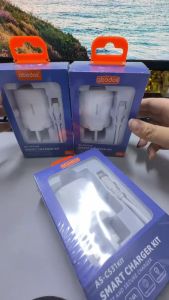 🔥In Stocks🔥Abodos Dual Port USB Charger 2.4A  AS-CS31 Charging Kit UK Plug  Micro Lightning Type-C Cable Phone Adapter