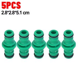 20Pcs Double Plug Hose Connector Extender for Car Washing Garden Pipe Connecting Quick Joint Irrigation Watering Plumbing Fitting