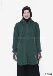 HIJACKET ELEKTRA - JAKET Wanita MUSLIMAH Kekinian JAKET KOREA STYLE BAHAN Premium Fleece