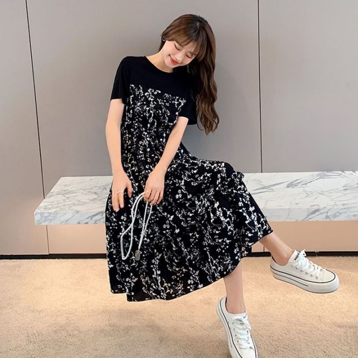 white christmas dresses Solid Layered Cotton Midi Dress IU509 - Korean Women's Fashion