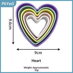 PkYeG 1 bộ đa hình dạng cupcake Cookie cutter nhựa khuôn bánh cho tự chế Cookie nướng dự án
