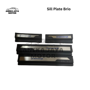 Sill Plate Pintu Samping Honda Brio Lampu non Lampu Side Scuff Hitam