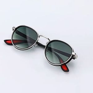 Retro Punk Round Frame Sunglasses UV400 Sunnies For Men Women Causal Driving Glasses Accessories