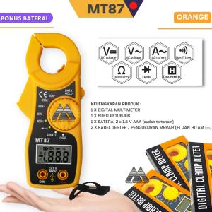 Digital Clamp Meter MT87 / TANG AMPERE DIGITAL Meter MT87 ( AC 400 Ampere ) FREE BATRE
