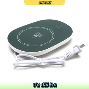 SHNGki Cà phê Mug Cup ấm hơn cách nhiệt 55 ° C nhiệt Coaster trà sữa