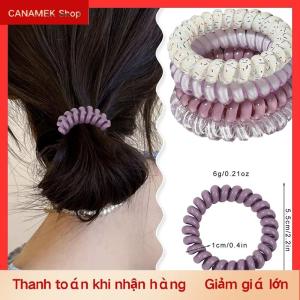 CS 4 cái của phụ nữ xoắn ốc tóc quan hệ điện thoại dây tóc dây tóc Vòng đàn hồi ban nhạc cao su scrunchies mũ nón Phụ kiện tóc