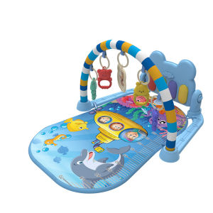 เพลยิม เพลยิมเปียโน สีพาสเทลน่ารัก ลายการ์ตูน มีไฟ มีเสียงดนตรี เปลเด็ก ที่นอนเด็ก เพลยิมโมบาย เสริมพัฒนาการพร้อมแป้นดนตรีเปียโน