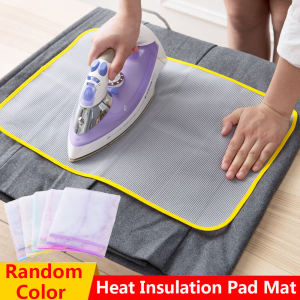 MixHome Temperature Resistance Ironing Scorch Heat Insulation Pad Mat Household Mesh Ironing Board Protective Cloth Cover (Random Color)