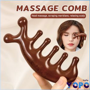 YoPo Massage Comb Scalp Meridian Blood Circulation Facial Scraper Massage Tool